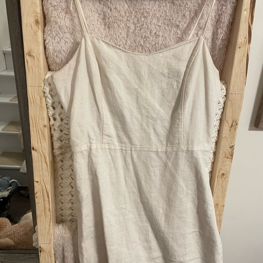 Dynamite Cream Spaghetti Strap Dress